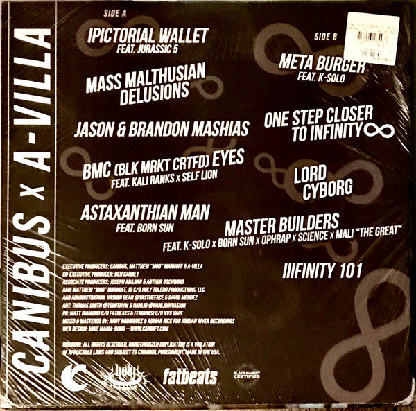 Canibus X A-Villa : One Step Closer To Infinity (LP, Album, Nic)