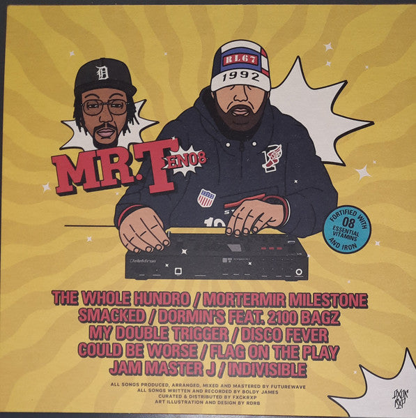 Boldy James & Futurewave (2) : Mr.Ten08 (LP, Album, Ltd, Red)