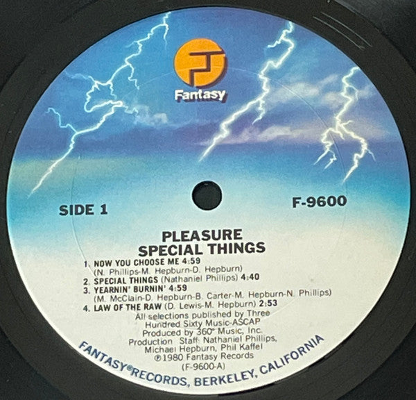 Pleasure (4) : Special Things (LP, Album, Ter)