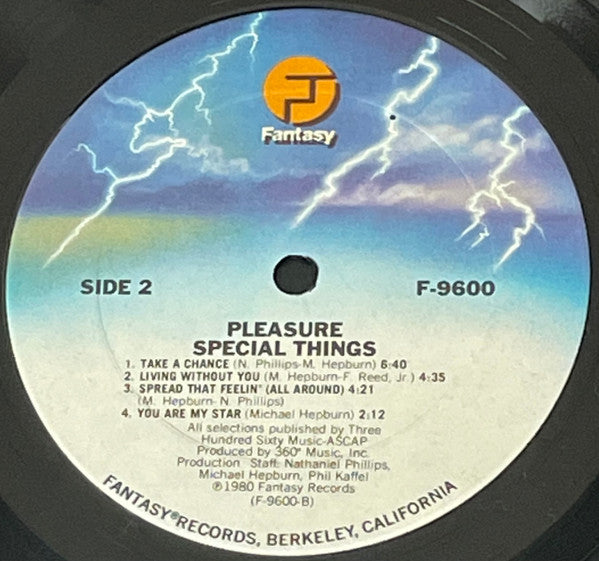 Pleasure (4) : Special Things (LP, Album, Ter)
