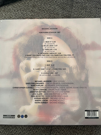 Michael Jackson : Live In Japan 1987 (LP, Ltd, Unofficial, Blu)