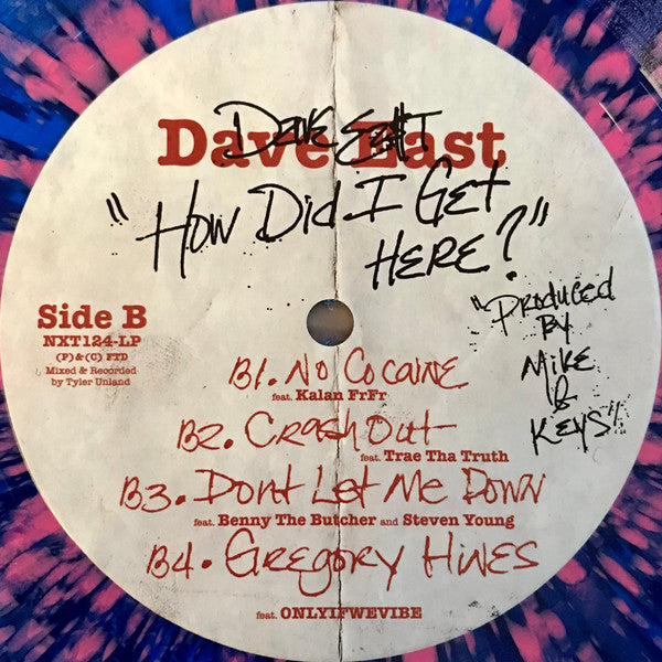 Dave East X Mike & Keys : How Did I Get Here? (LP, Album, Ltd, Blu)