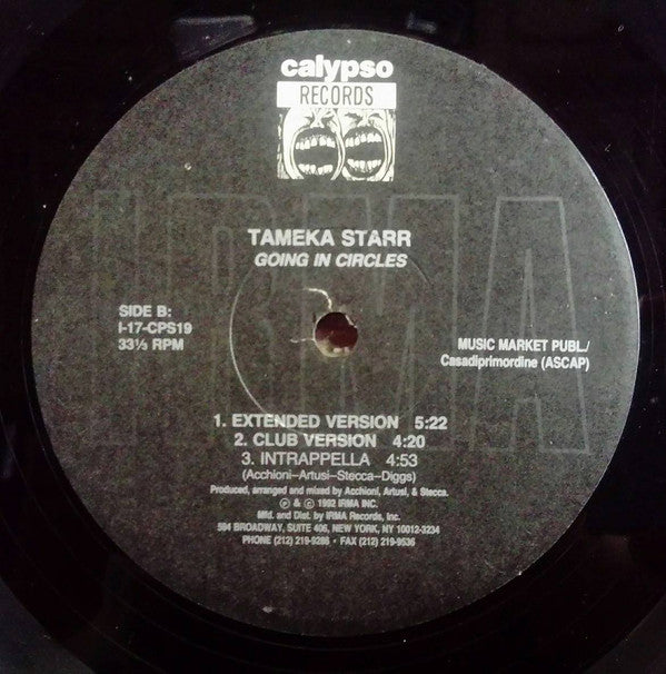 Tameka Starr : Going In Circles (12")