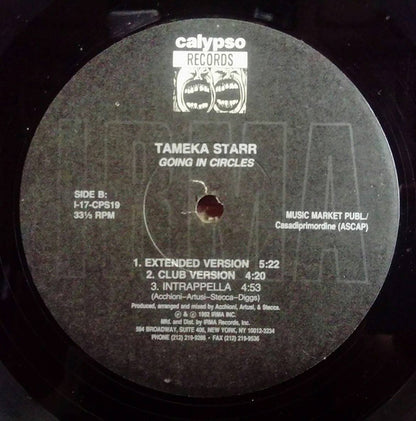 Tameka Starr : Going In Circles (12")