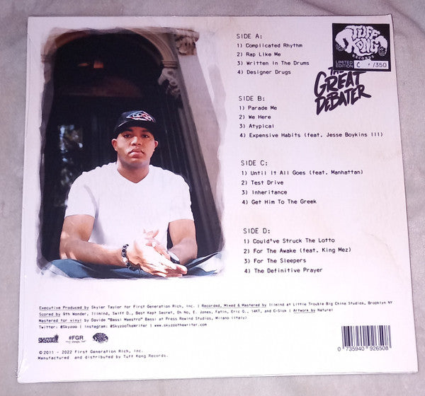 Skyzoo : The Great Debater (2xLP, Album, Ltd, Num, Gol)