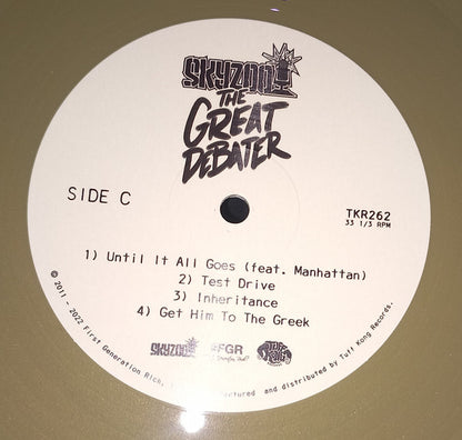 Skyzoo : The Great Debater (2xLP, Album, Ltd, Num, Gol)
