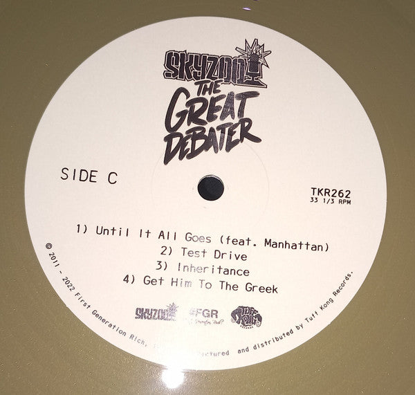 Skyzoo : The Great Debater (2xLP, Album, Ltd, Num, Gol)