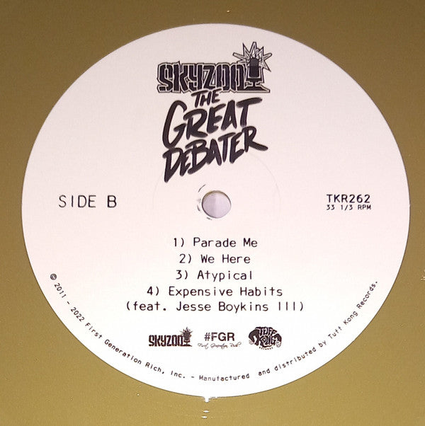 Skyzoo : The Great Debater (2xLP, Album, Ltd, Num, Gol)