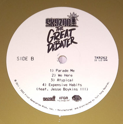 Skyzoo : The Great Debater (2xLP, Album, Ltd, Num, Gol)