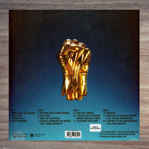 Run The Jewels : Run The Jewels 3  (2xLP, Album, Ltd, RE, Blu)