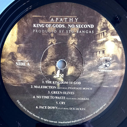 Apathy : King Of Gods. No Second (LP, Album)