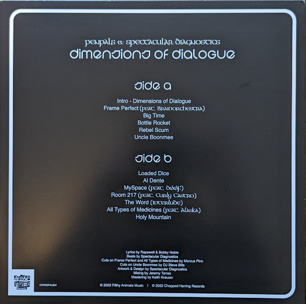 Pen Pals (2), Spectacular Diagnostics : Dimensions Of Dialogue (LP, Ltd)