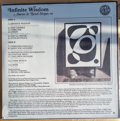 Awon & Soul Dope.95 : Infinite Wisdom (LP, Album, Ltd, Gre)