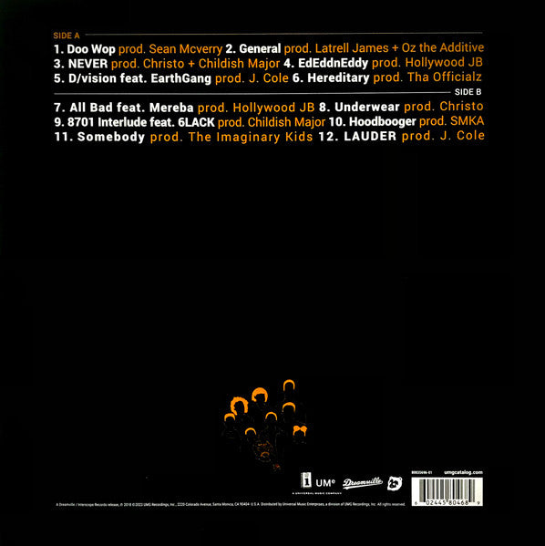 J.I.D : The Never Story (LP, Album, RE)