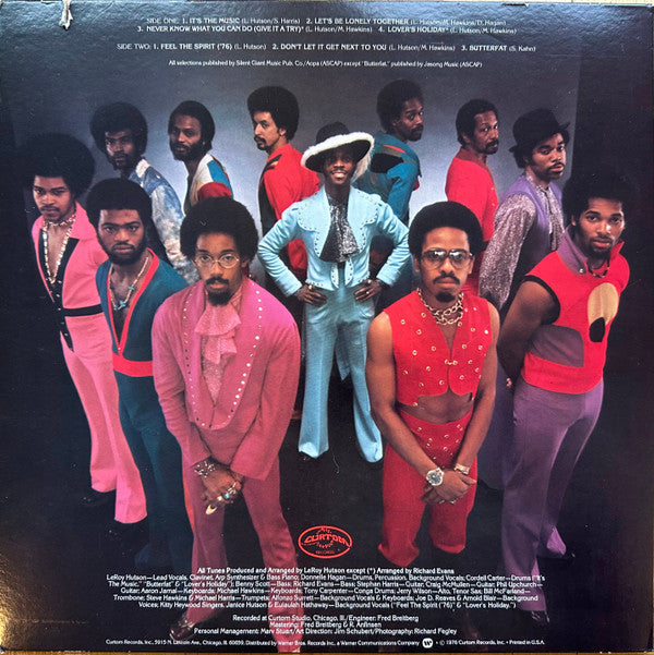 LeRoy Hutson Featuring The Free Spirit Symphony : Feel The Spirit (LP, Album, Ter)