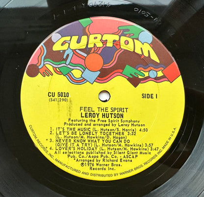 LeRoy Hutson Featuring The Free Spirit Symphony : Feel The Spirit (LP, Album, Ter)