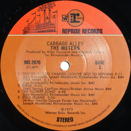 The Meters : Cabbage Alley (LP, Album, RE)
