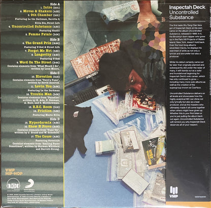 Inspectah Deck : Uncontrolled Substance (2xLP, Album, Club, RE, RM, Blu)
