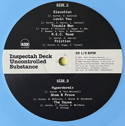 Inspectah Deck : Uncontrolled Substance (2xLP, Album, Club, RE, RM, Blu)