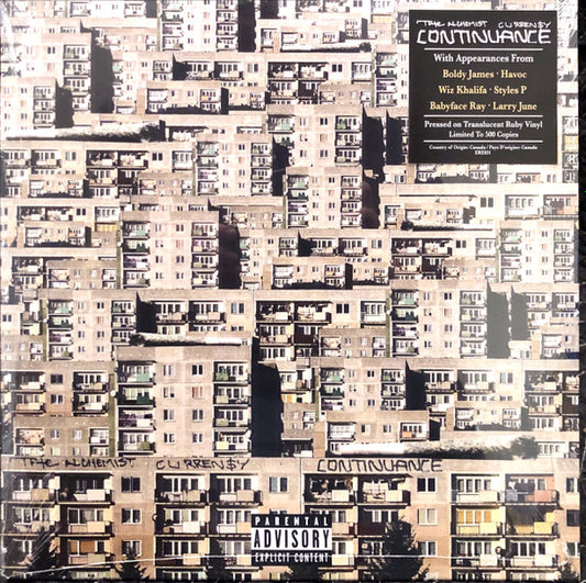 Alchemist, Curren$y : Continuance (LP, Album, Ltd, Red)