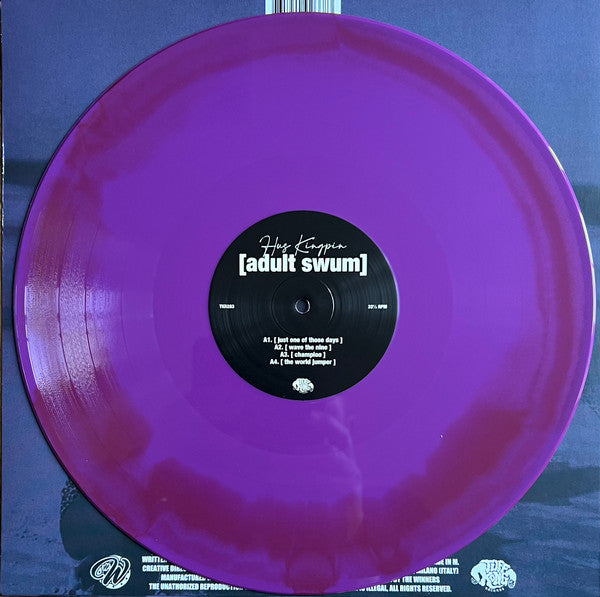 Hus Kingpin : Adult Swum (12", EP, Ltd, Num, Oxb)
