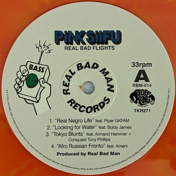 Pink Siifu & Real Bad Man : Real Bad Flights (LP, Album, Fir + 7" + Ltd, Num)