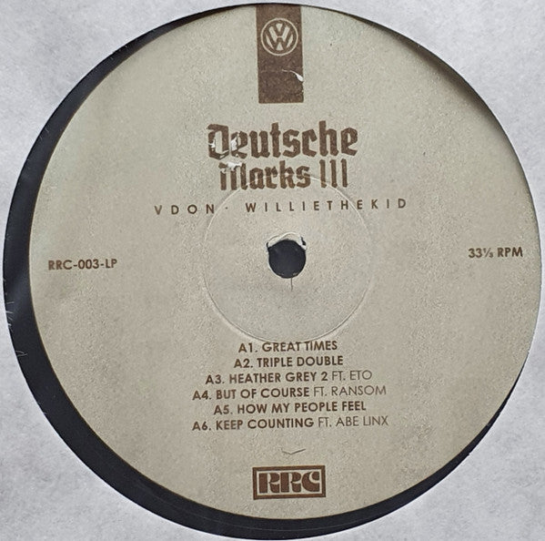 V Don x Willie The Kid : Deutsche Marks III (LP, Album)