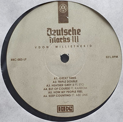 V Don x Willie The Kid : Deutsche Marks III (LP, Album)