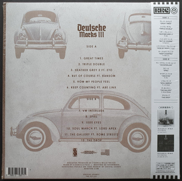 V Don x Willie The Kid : Deutsche Marks III (LP, Album, Ltd, OBI)
