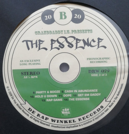 Grand Daddy I.U. : The Essence (LP, Album, Ltd, Num)