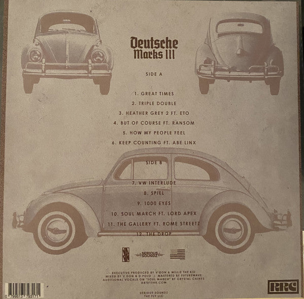 V Don, Willie The Kid : Deutsche Marks III (LP, Album, Ltd, Bla)