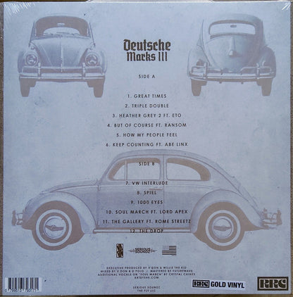 V Don x Willie The Kid : Deutsche Marks III (LP, Album, Ltd, Gol)