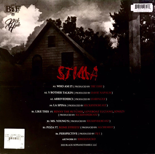 Rick Hyde : Stima (LP, Album, Ltd, Red)