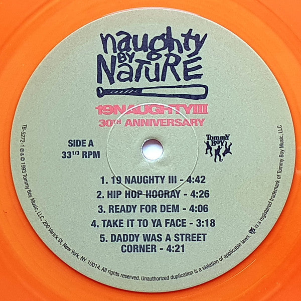 Naughty By Nature : 19 Naughty III (2xLP, Album, RE, RM, Ora)