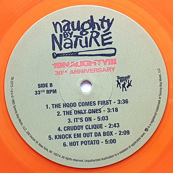 Naughty By Nature : 19 Naughty III (2xLP, Album, RE, RM, Ora)