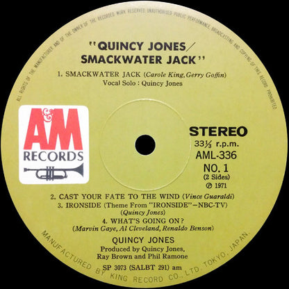 Quincy Jones : Smackwater Jack (LP, Album)