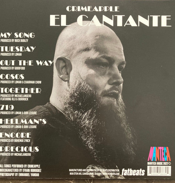 Crimeapple : El Cantante (LP, Album, Ltd, Tux)