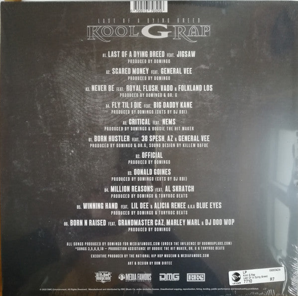 Kool G Rap : Last Of A Dying Breed (LP, Album)