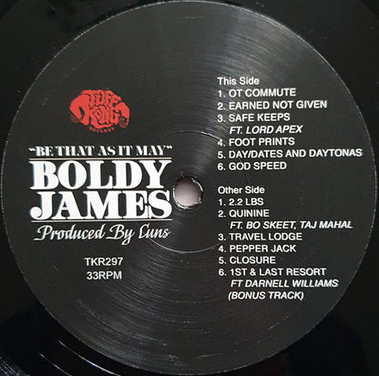 Boldy James, Cuns : Be That As It May (LP, Album)