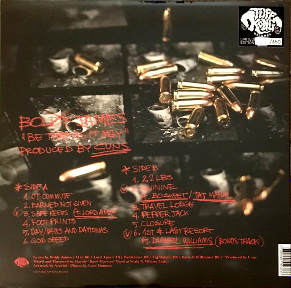 Boldy James, Cuns : Be That As It May (LP, Album, Ltd, Num, Red)