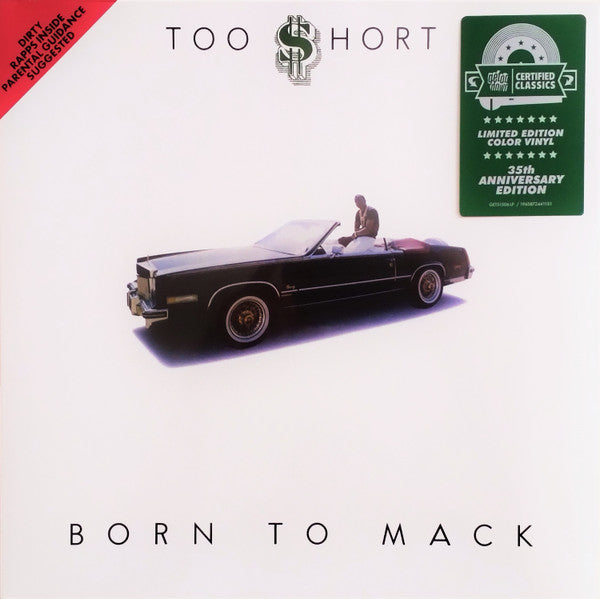 Too Short : Born To Mack (LP, Album, Ltd, RE, Gre)