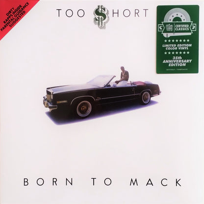 Too Short : Born To Mack (LP, Album, Ltd, RE, Gre)