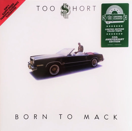Too Short : Born To Mack (LP, Album, Ltd, RE, Gre)