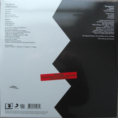 Too Short : Born To Mack (LP, Album, Ltd, RE, Gre)