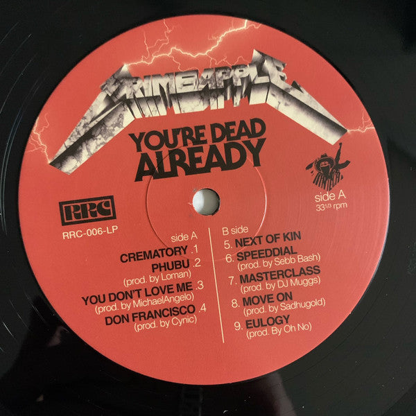 Crimeapple : You're Dead Already (LP, Album, Ltd, OBI)