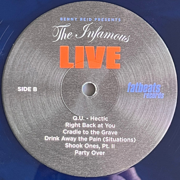 Benny Reid : The Infamous Live (LP, Album, Ltd, Cob)