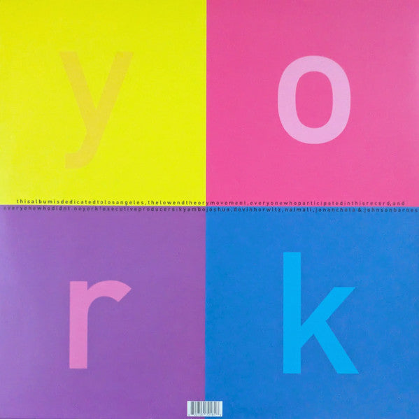Blu (2) : York (2xLP, Album, RE, 10-)