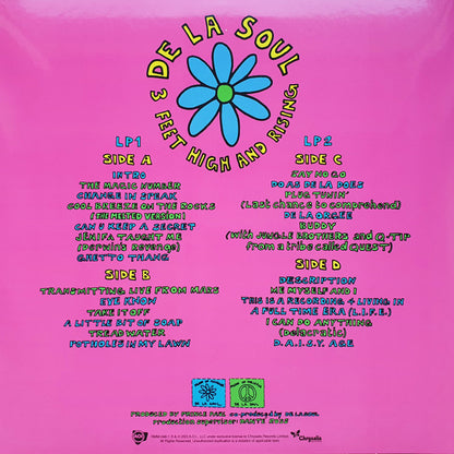 De La Soul : 3 Feet High And Rising (2xLP, Album, RE, Mag)