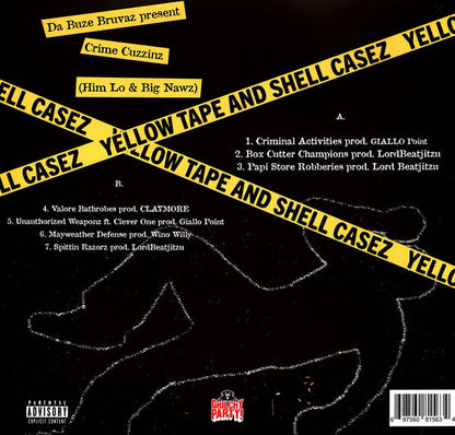 Da Buze Bruvaz Present Crime Cuzzinz : Yellow Tape And Shell Casez (12", EP, Ltd, Yel)