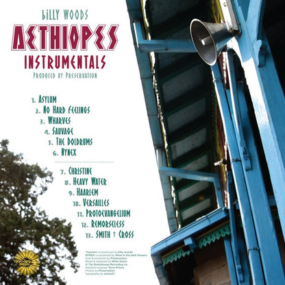 Billy Woods : Aethiopes Instrumentals (LP, Album, Ltd, 180)